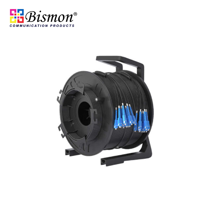 SC-SC Fiber optic 6 Core Single-mode Outdoor armoured TPU,OD:5.0mm, 300M